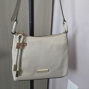 Michael Kors Grayish Cream Shoulder Bag